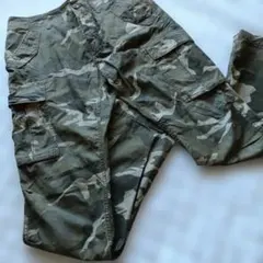 オールドネイビー　OLDNAVY カモフラ カーゴパンツ　34×34