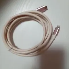 新品未使用 USB-C Lightningケーブル ピンク エレコム