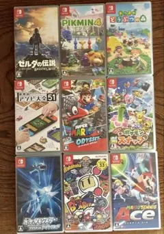 【最終値下げ】Nintendo Switch ソフト9本まとめ売りセット
