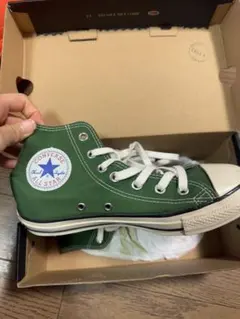 コンバース 2022年 オールスターハイ グリーン 24㎝ 新品 値下げ交渉⭕️