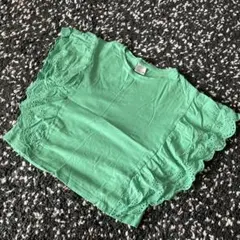 ZARAキッズ/フリル袖 Tシャツ/140㎝/10歳