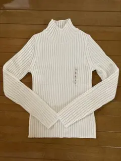 【新品未使用】ユニクロ リブ編み 長袖セーター S