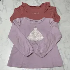 長袖トップス　二枚セット　any FAM 120センチ