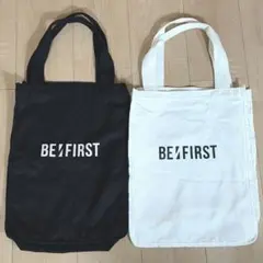 BE:FIRST　プレミアムトートバッグ 黒 白