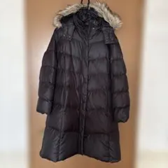 ダークブラウン　ダウンコート XLサイズ（女性用）