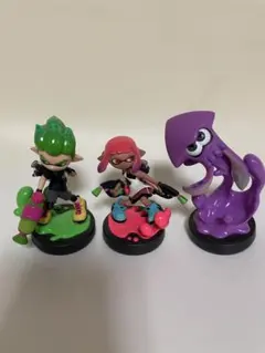 amiibo スプラトゥーン 3体セット イカ ボーイ ガールのサムネイル