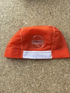 ルネサンス スイミングキャップ 競泳帽子 Lサイズ オレンジ