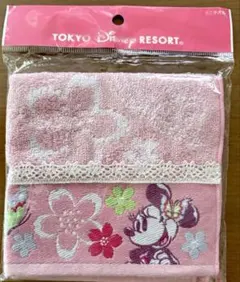 ⑨ 【新品・未使用】　東京ディズニーリゾート ミニー ミニタオル ハンカチ3