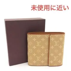 ルイヴィトン モノグラムミニ 三つ折り財布 ポルトビエ カルトクレディ モネ