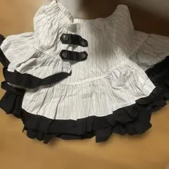 PUTUMAYO フレアスカート 白黒ストライプのサムネイル