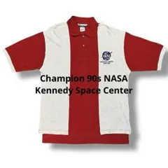 チャンピオン 90s NASA ケネディスペースセンター ポロシャツ スーベニアのサムネイル
