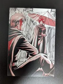 銀魂 吉原大炎上 第６弾入場者特典エンディングイラストポストカード　神威　阿伏兎