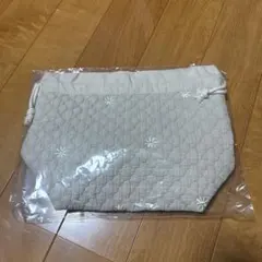 PUPPAPUPO 巾着バッグ 花柄 キルティング