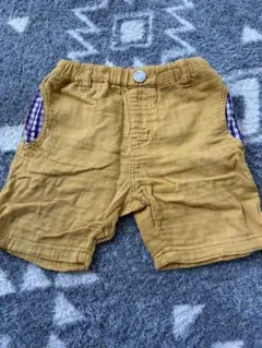 DILASH ハーフパンツ 80cm マスタード チェックのサムネイル