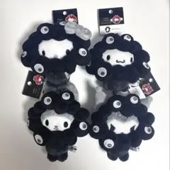 クロミ》サンリオ ミャクミャク BC 黒 推しカラー 赤青 カラビナ 