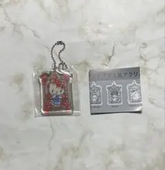 サンリオキャラクターズ　ステンドグラス風アクリルキーチェーン　ハローキティ