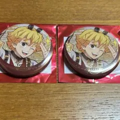 鬼滅の刃 ufotable 午年 箔押し缶バッジ 我妻善逸