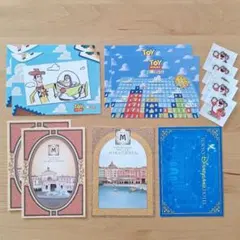 ディズニーリゾート ホテル 宿泊者特典 ポストカード ハガキ ステッカー