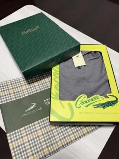 【値下げ可】Size 3L CROCODILE グレー フード付き