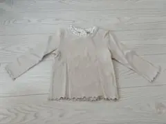 mamaraku ベージュ 長袖Tシャツ トップス　100㎝