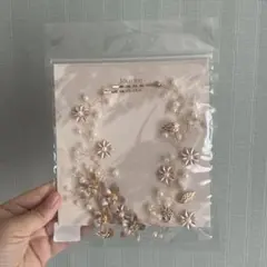 【新品未使用】ヘッドドレス 髪飾り (結婚式・成人式・卒業式)