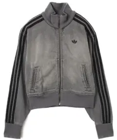 adidas デニム トラックトップ グレー