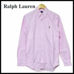 週末セール 定価3万円超 Ralph Lauren ギンガムチェックシャツ XS