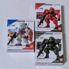 ★新品未開封★FWガンダムコンバージ　#28 白いガンダム+シャア専用ザク+ザク