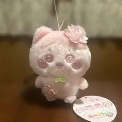 【匿名配送】ちいかわ　ぬいぱれっと〜さくらいろマスコット　ハチワレ