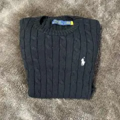 ポロ　ラルフローレン　ケーブルニット