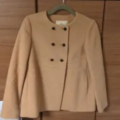 ベージュ ダブルブレスト ジャケット　Mサイズ スローブイエナ