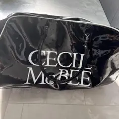 CECIL McBEE ブラック ボストンバッグ