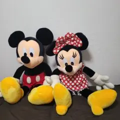 ミッキー・ミニー ぬいぐるみペアセット 特大