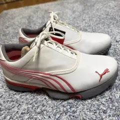 Puma ゴルフシューズ ホワイト/ピンクのサムネイル