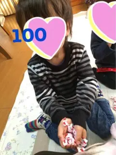 ボーダー　ニット