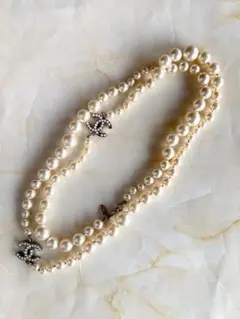 シャネル パール ココマーク ロングネックレス