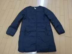 Sサイズ★美品★無印良品のインナーダウンコート★紺色ダウン９０フェザー１０のサムネイル