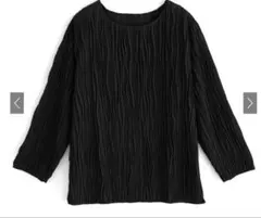 GRL dk1068 シアーシャツ 黒