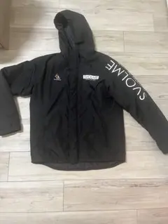 Svolme フード付きベンチコート M 黒