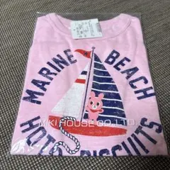 【新品】ミキハウスHOT BISCUITS Tシャツ ピンク 100cmのサムネイル