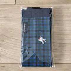 familiar ファミリア エコバッグ シュパット S サイズ 青 チェック