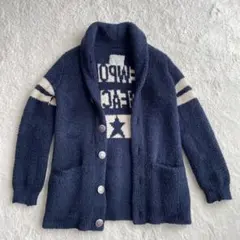 ベイフロー ボアジャケット カーディガン 星柄バックロゴ 2 ライン ポケット