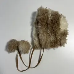 softcheese ファーボンネット 50cm