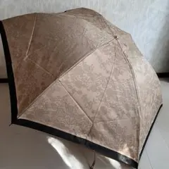 ランバンコレクション 雨傘 折りたたみ傘 ベージュ