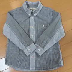 GLOBAL WORK チェック柄長袖シャツ XL
