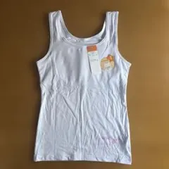 ソフトカップ付きタンクトップ 160 ホワイト