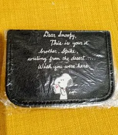 昭和レトロ☆彡PEANUTS スヌーピー カードケース ブラック