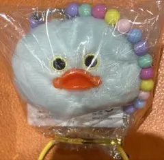 mojojojo ビーズチェーン付き フェイスマスコット3 ひよこ　水色