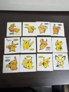 ポケモンパンシール 12枚セット ピカチュウ＆ピチュー