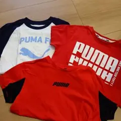 PUMA Tシャツ 3枚セット　140 スポーツウェア　男の子　サッカー
